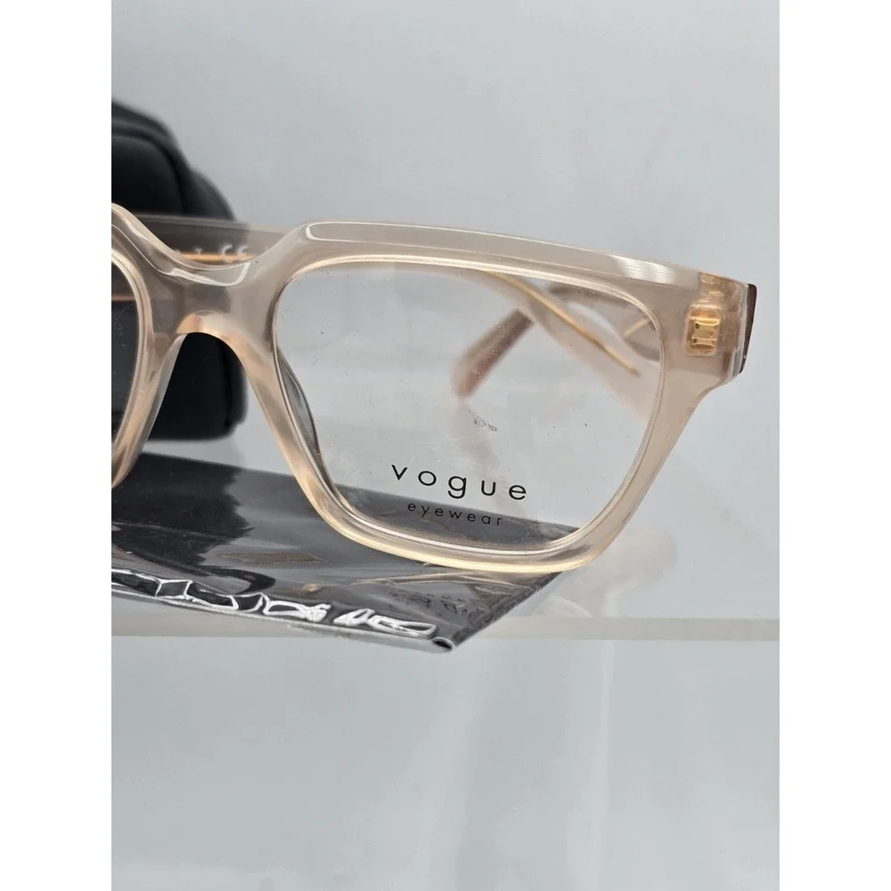 HAILEY X VOGUE VO 5511 3007 51 [] 17 140 Havana Peach Transparent Glasses Frames